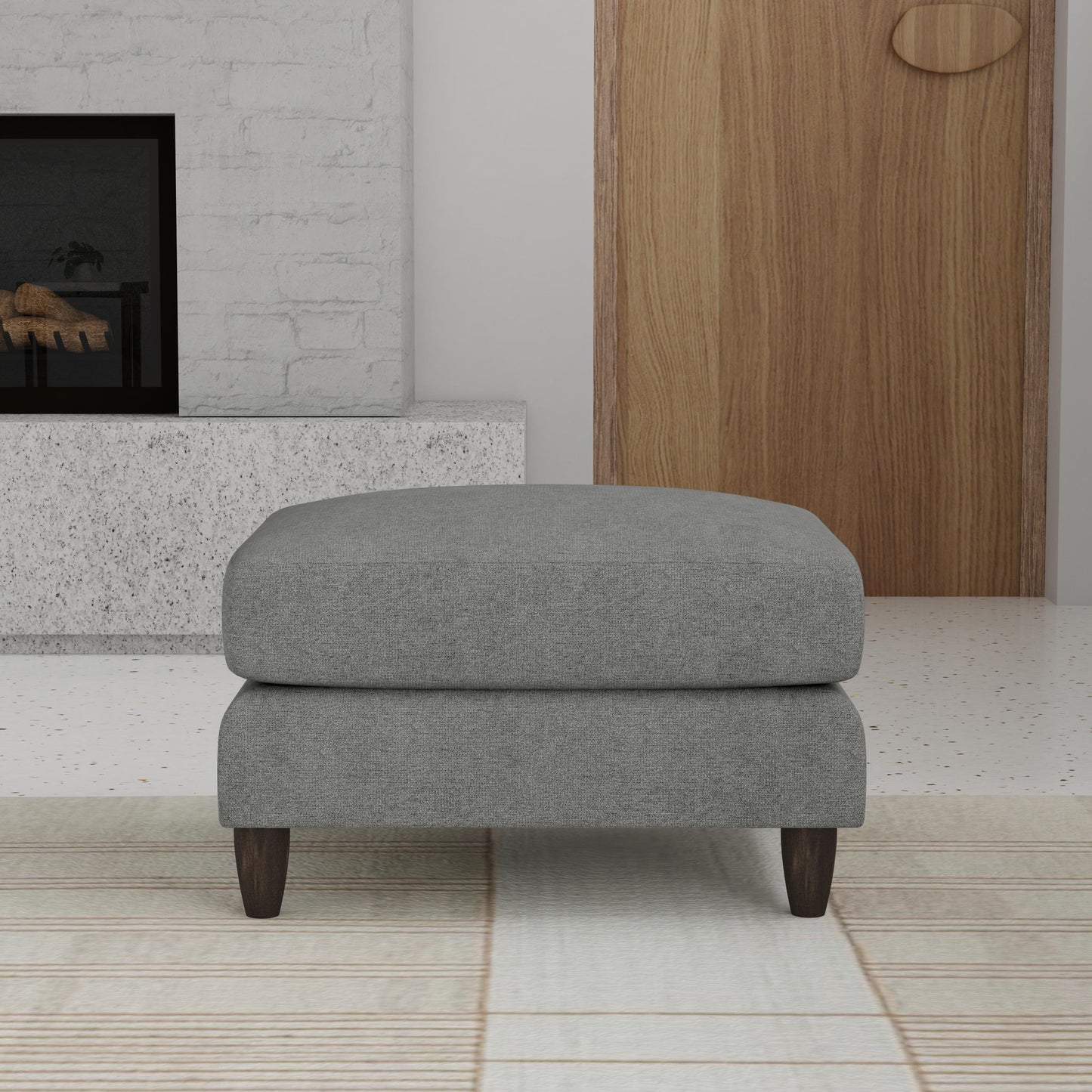 Thomas - Fabric Ottoman