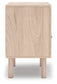 Arloster - One Drawer Night Stand - Tan