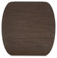 Korestone - Square End Table - Dark Brown