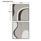 Joel - Modern Wood Wall Art (Set of 2) - Brown / Gray