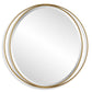 Rhodes - Gold Round Mirror