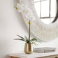 Cami - Orchid With Brass Pot - White