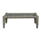 Borneo - Cushion Outdoor Ottoman - White