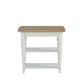 Turnberry Park - Chairside Table - Washed White
