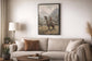 Jurassic Trail I Textured Canvas In Frame - Black / Brown
