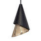 Apollo - 1 Light Mini Pendant - Black / Gold