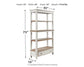 Realyn - Bookcase - Brown / White