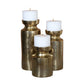 Amina - Candleholders (Set of 3) - Antique Brass