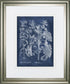 34x40 Besler Leaves in Indigo I By Vision Studio - Blue