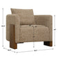Halligan - Upholstered Accent Chair - Brown