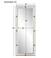 Carrizo - Tall Mirror - Bronze & Gold