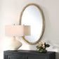 Gillian - Oval Mirror - Gold