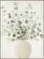 Soft Grove I Hand-Embellished Canvas In Frame - Sage / Ivory