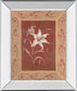 Amanda's Lily By Vivian Flasch - Mirror Framed Print Wall Art - Red