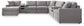 Modmax - U-Shaped Sectional - Granite