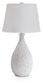 Wyattford - Metal Table Lamp - White / Black