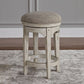 Morgan Creek - Console Swivel Stool - White