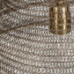 Sigh - Woven Brass 1 Light Pendant - Brass