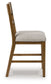 Cabalynn - Upholstered Barstool (Set of 2) - Oatmeal / Light Brown