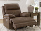 Vonryan - Power Recliner / Adj Headrest - Tobacco