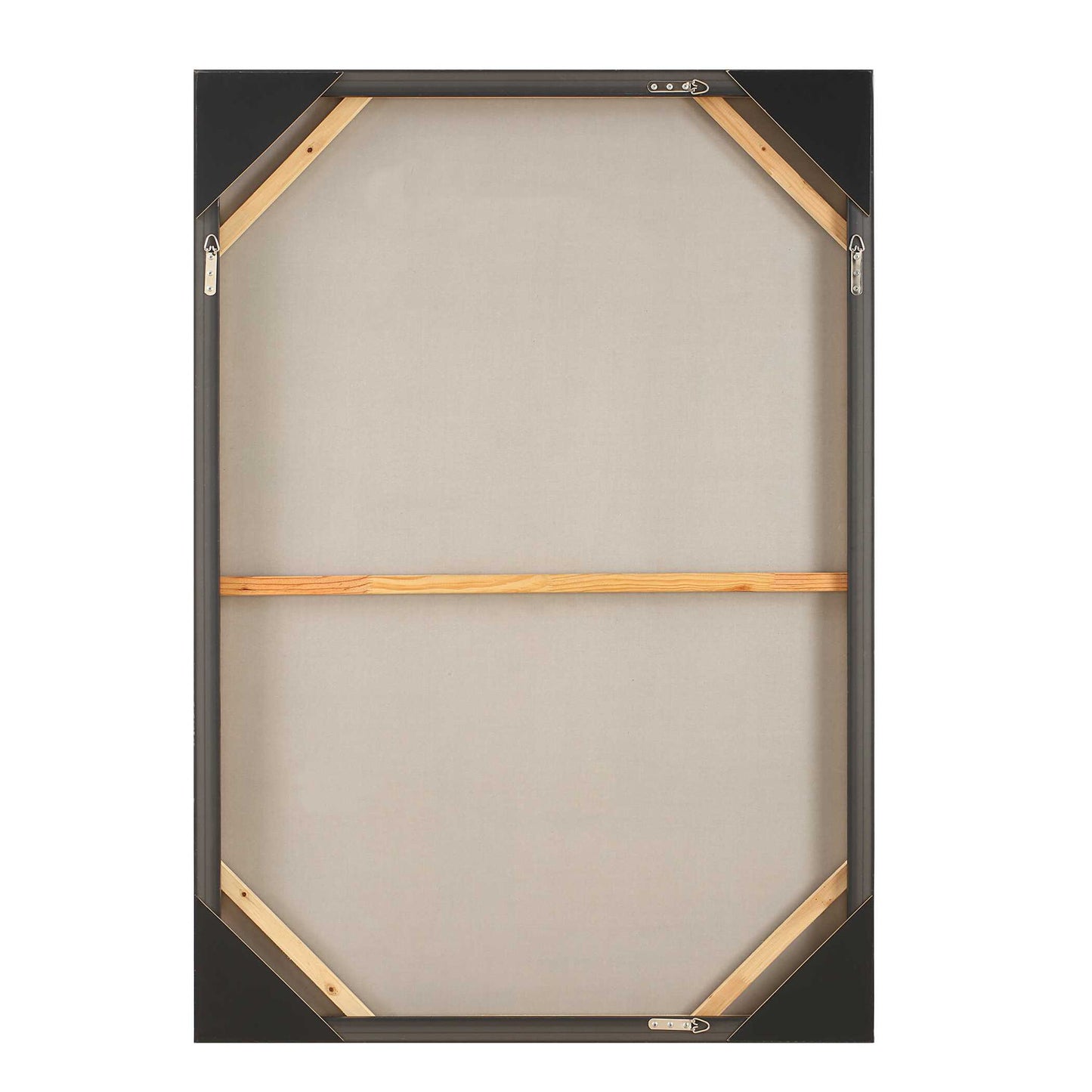 Interference - Hand Painted Canvas - Dark Brown