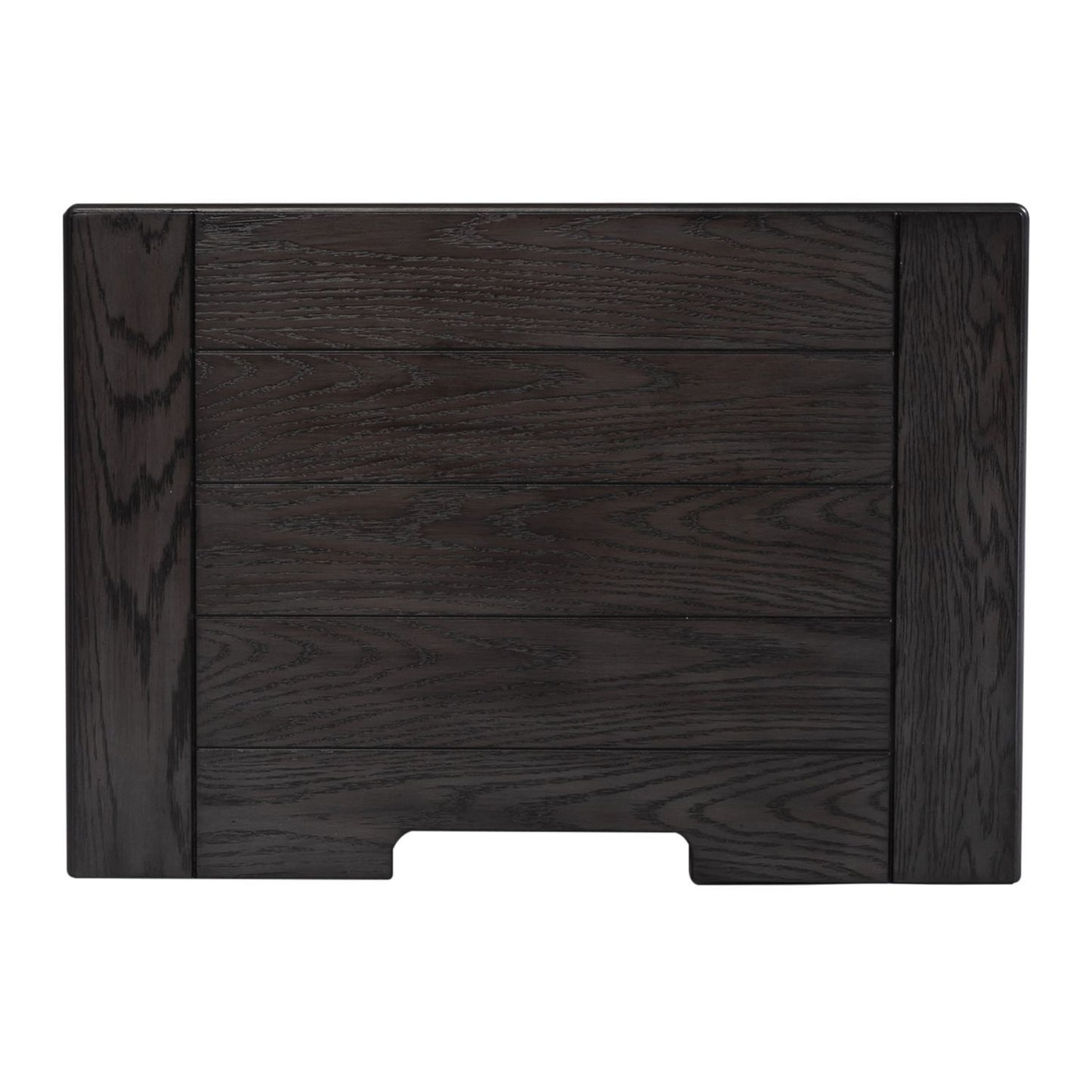 Allyson Park - 2 Drawer Nightstand With Charging Station - Wirebrushed White / Charcoal