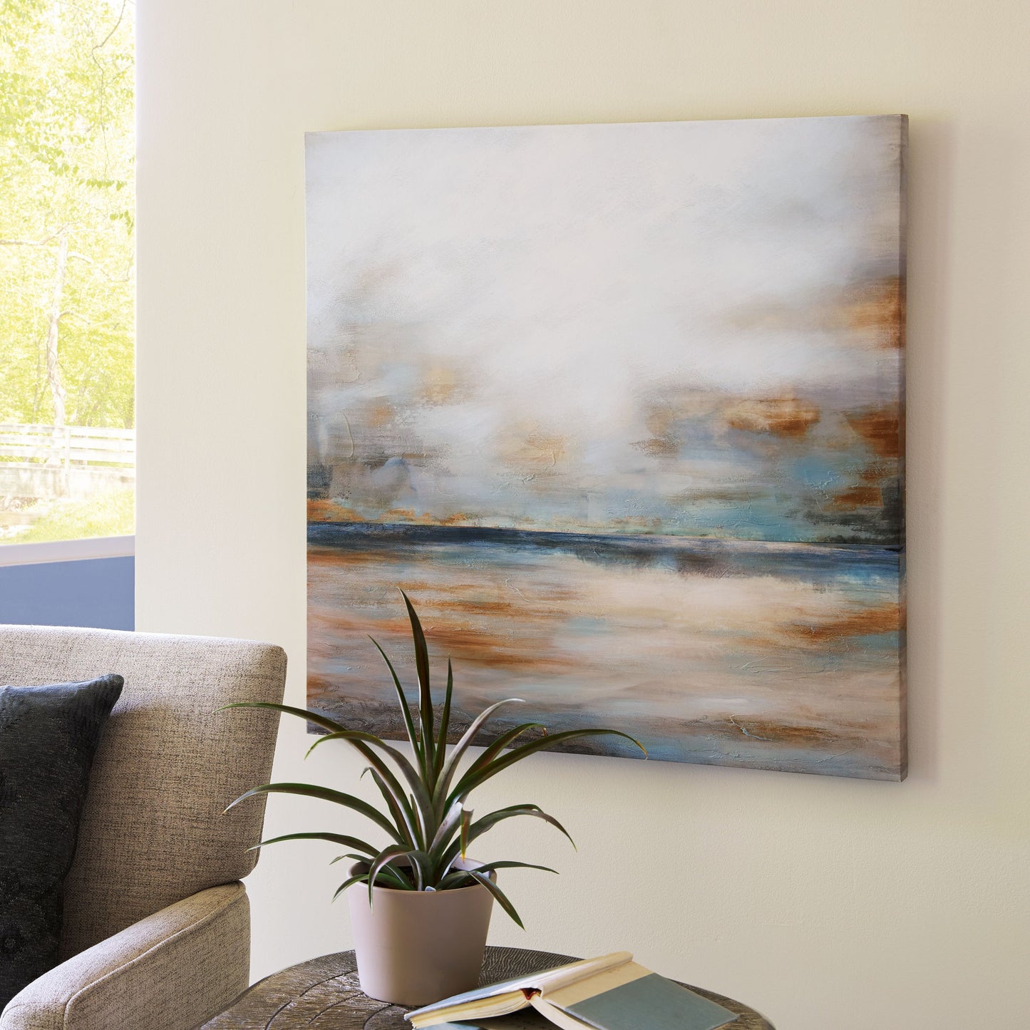 Weatheridge - Wall Art - Grey / Gold
