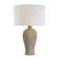 Torres - Textured Ceramic Table Lamp - Brown