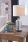 Bandile - Glass Table Lamp  - Clear / Bronze Finish