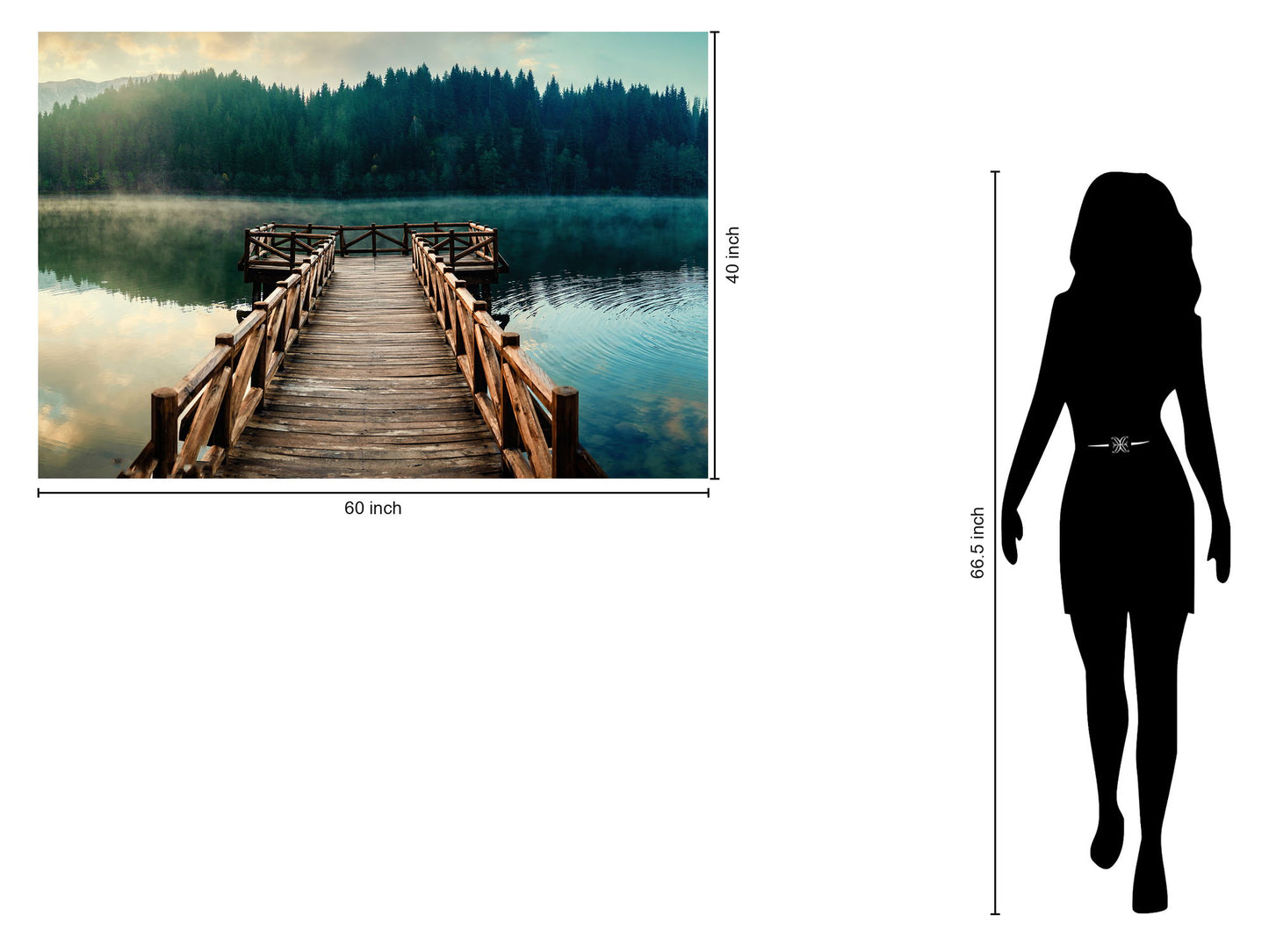 Tempered Glass With Foil - Dock Views - Light Blue