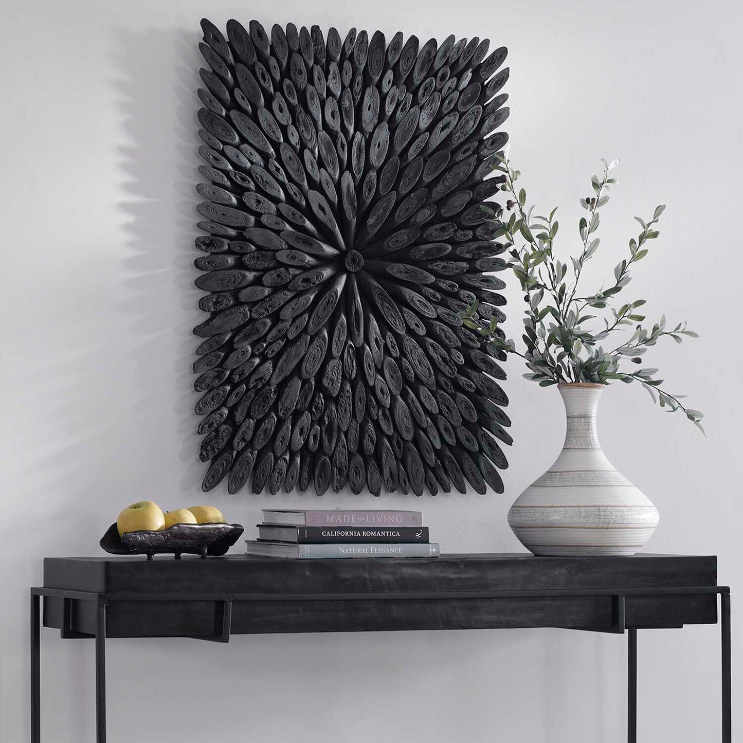 Bahama Wood - Wood Wall Decor - Black