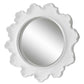 Sea Coral - Round Mirror - White