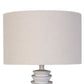 Sculpted Drift Resin Table Lamp (Set of 2) - Distessed White