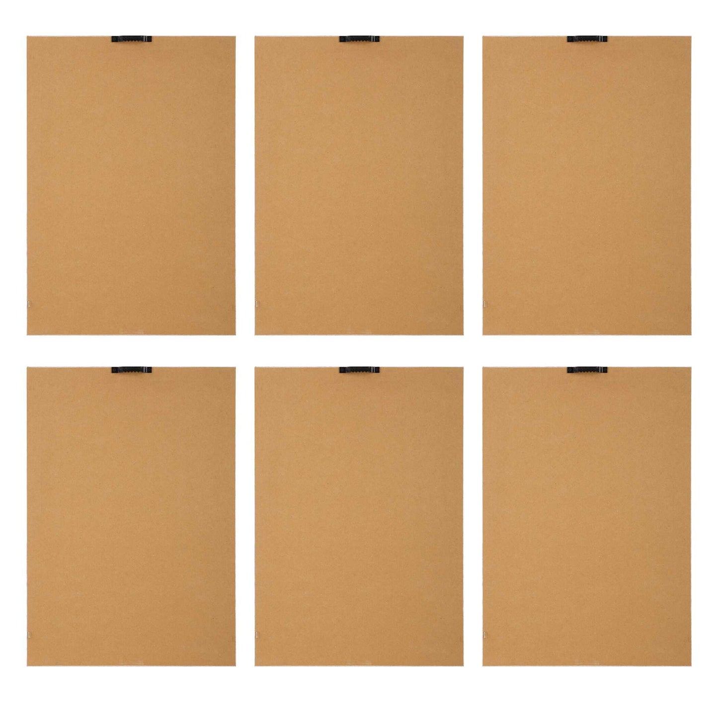 Wild Flourish - Framed Floral Prints (Set of 6) - Light Brown