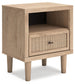 Cielden - One Drawer Night Stand - Two-Tone