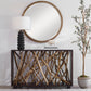 Teak Maze - Console Table - Dark Brown