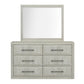 Modern Play - Dresser & Mirror - Natural White