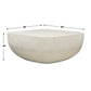 Alma - Concrete Outdoor Coffee Table - White