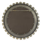 Miran - Glass Round Mirror - White