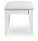 Chalanna - Vanity Stool - White