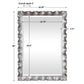 Haya - Vanity Mirror - Pearl Silver