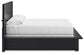 Londer - King Panel Bed - Black