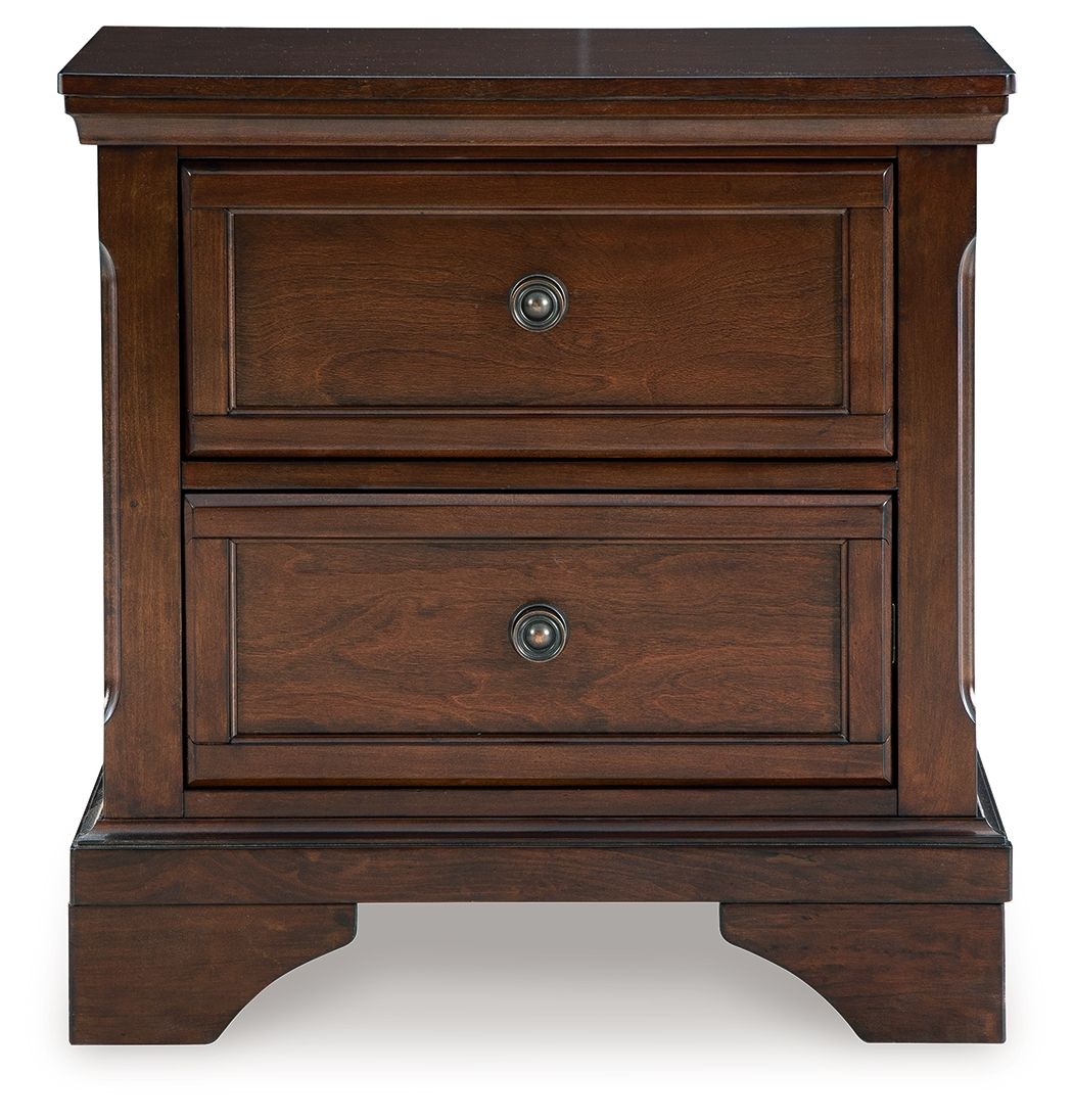 Trellington - Two Drawer Night Stand - Brown