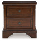 Trellington - Two Drawer Night Stand - Brown