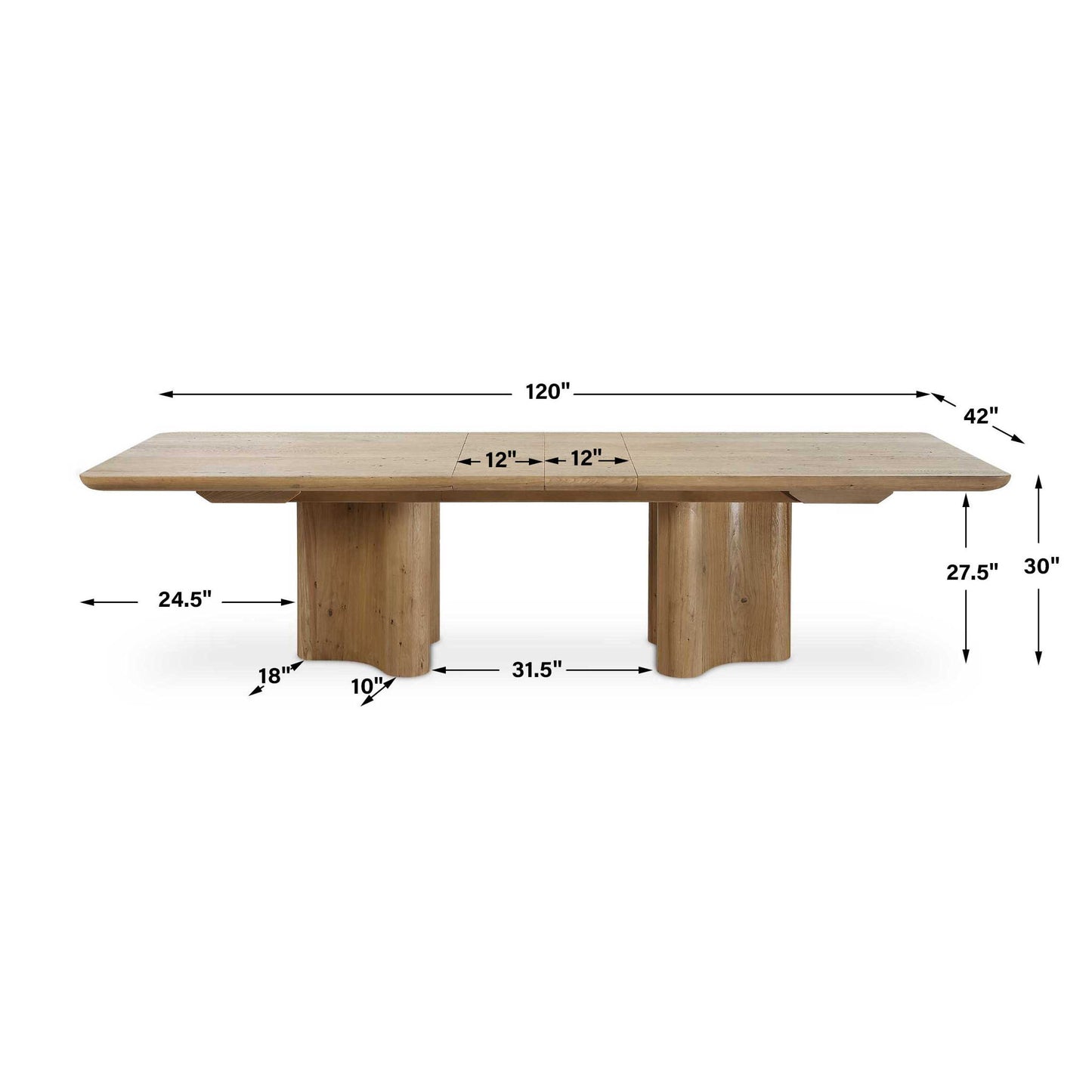 Cecelia - Dining Table - Oak