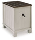 Darborn - Chair Side End Table - Gray / Brown
