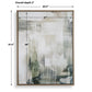 Subliminal Drift - Framed Modern Art - Black / Brown / Gray / Green / White