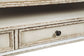 Realyn - Lift Top Cocktail Table - White / Brown