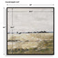 Fragment - Hand Painted Landscape Art - Black / Brown / Gray / Green / White