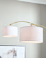 Valo - Metal Arc Lamp - Gold Finish
